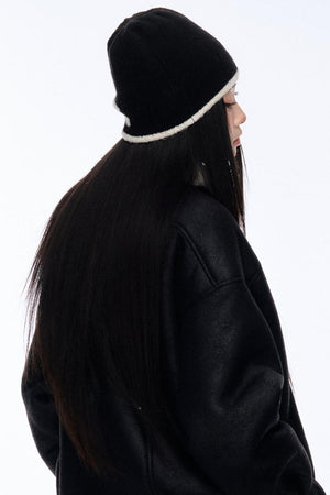 Sweet Cool Wool Contrast Hat