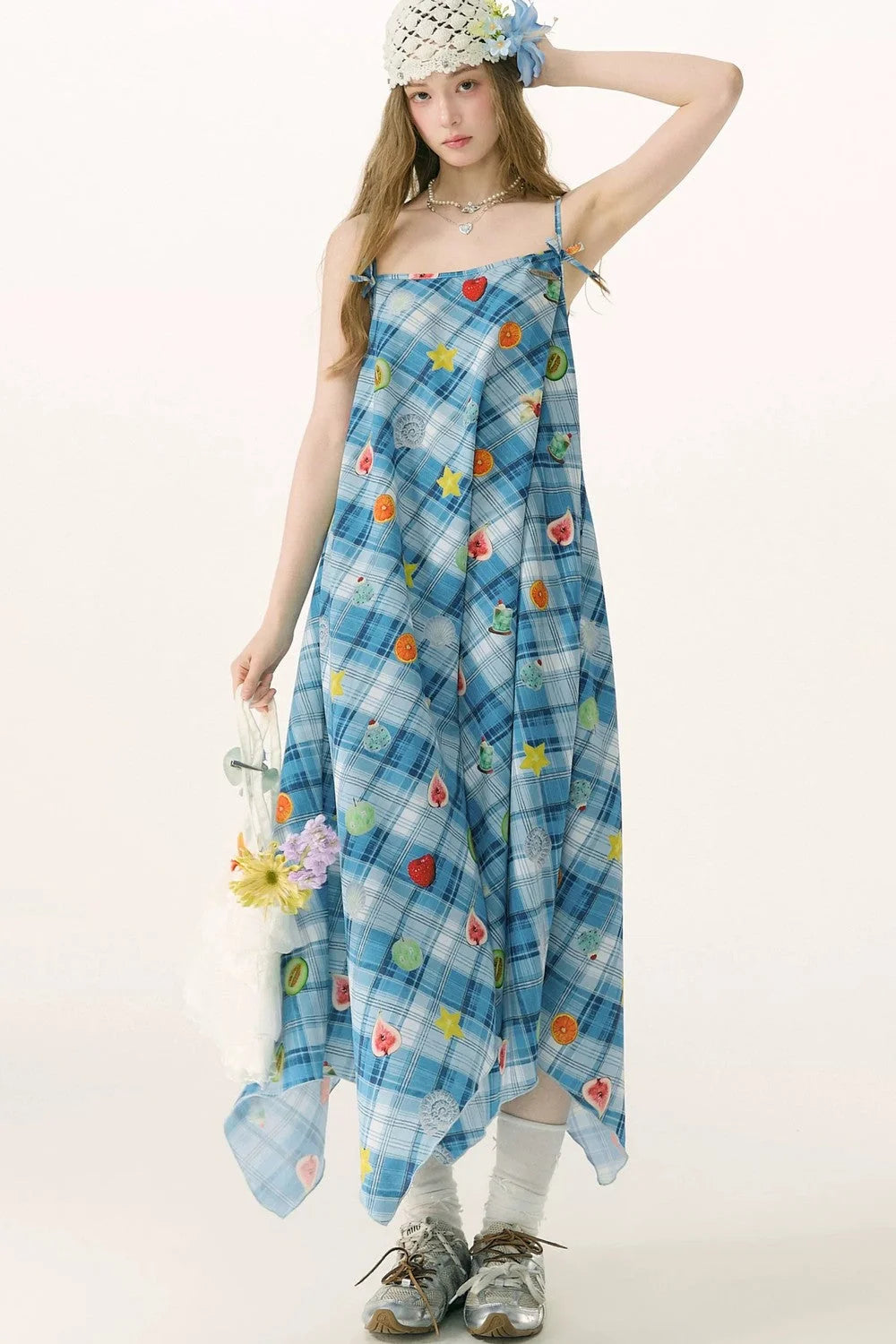 Sweet Dreams Plaid Fun Print Dress