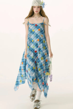 Sweet Dreams Plaid Fun Print Dress