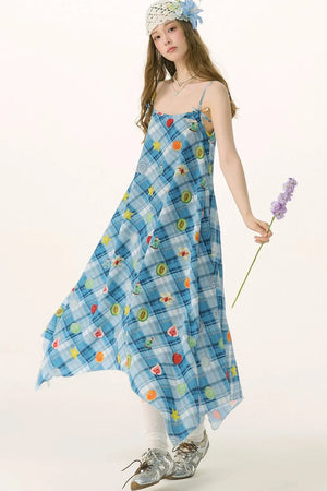 Sweet Dreams Plaid Fun Print Dress