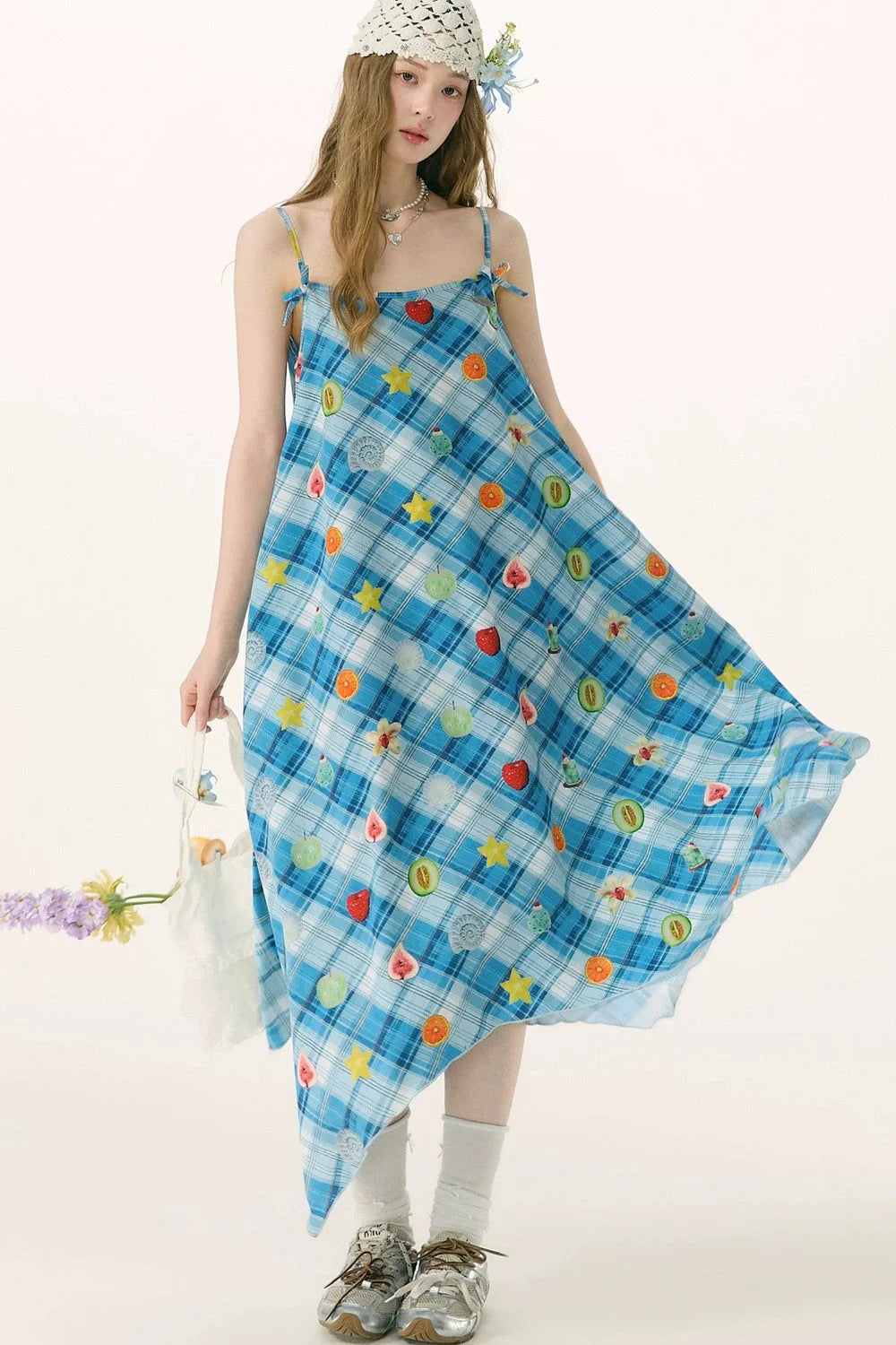 Sweet Dreams Plaid Fun Print Dress