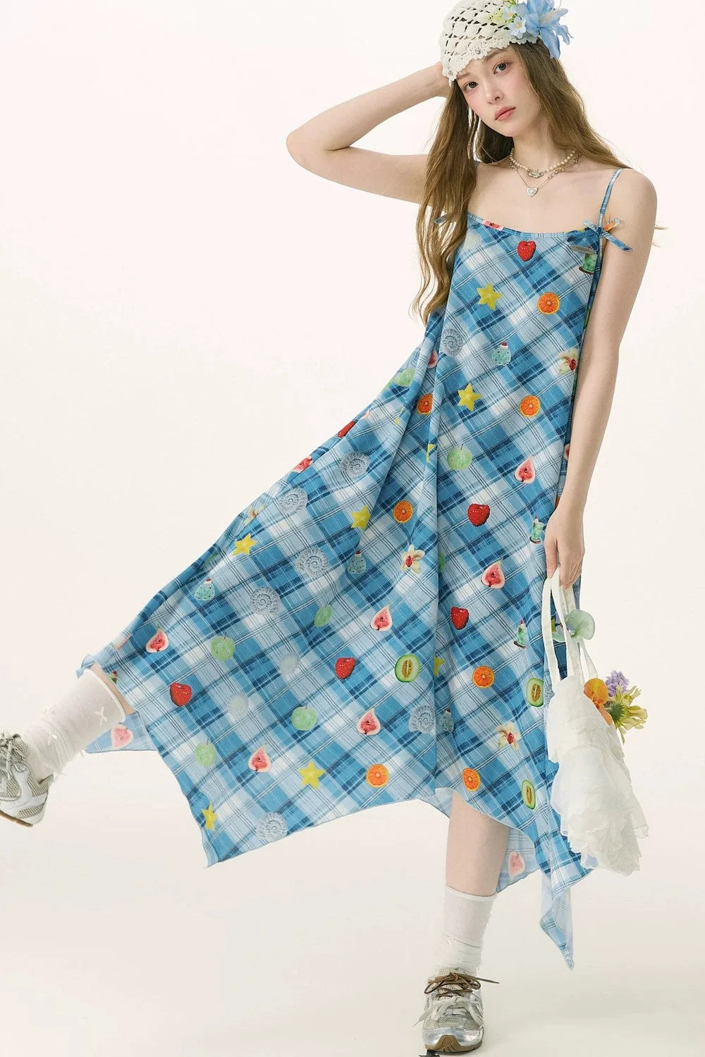 Sweet Dreams Plaid Fun Print Dress