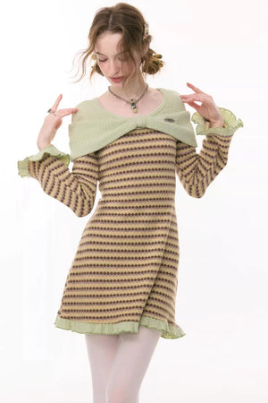 Sweet Dreams Plaid Knit Dress
