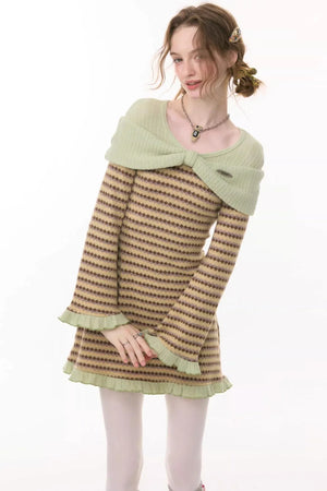 Sweet Dreams Plaid Knit Dress