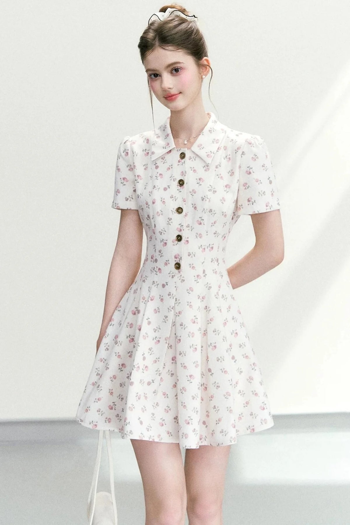 Sweet Floral A-Line Dress