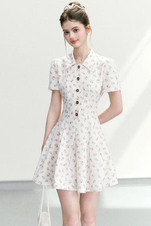 Sweet Floral A-Line Dress