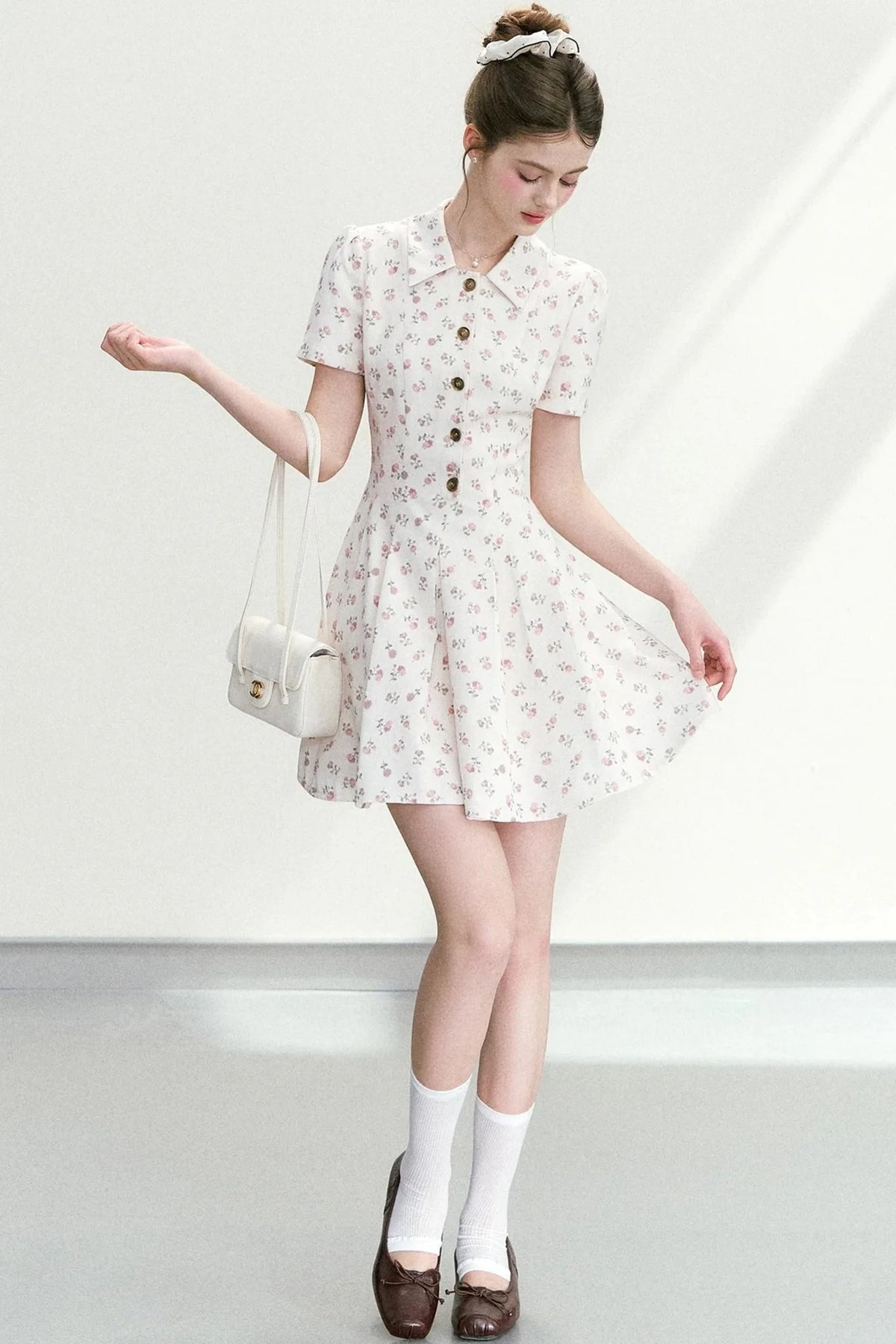 Sweet Floral A-Line Dress