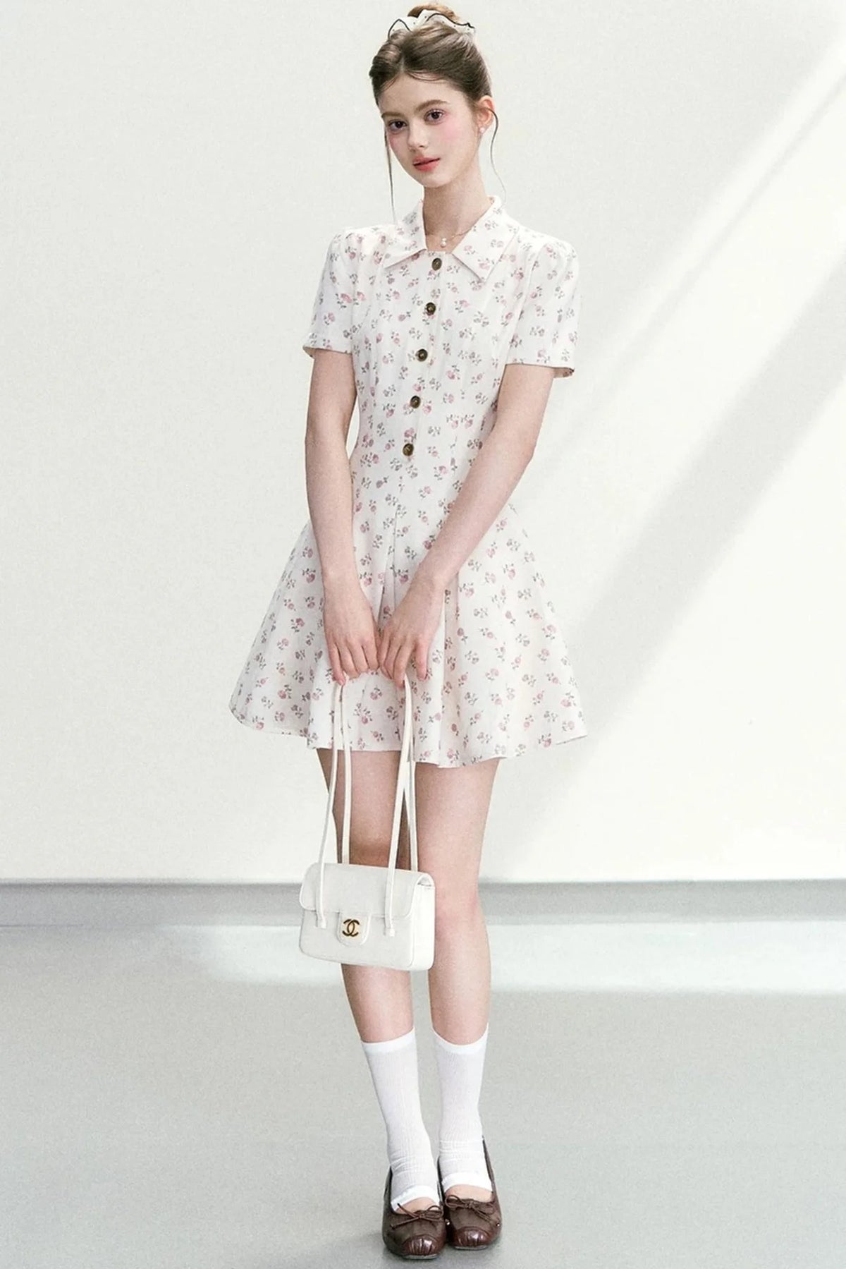 Sweet Floral A-Line Dress