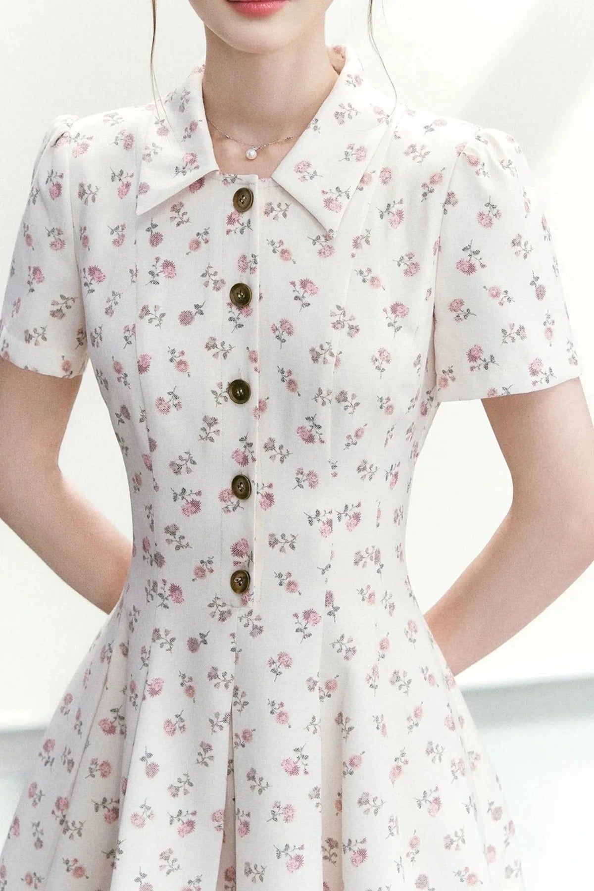 Sweet Floral A-Line Dress