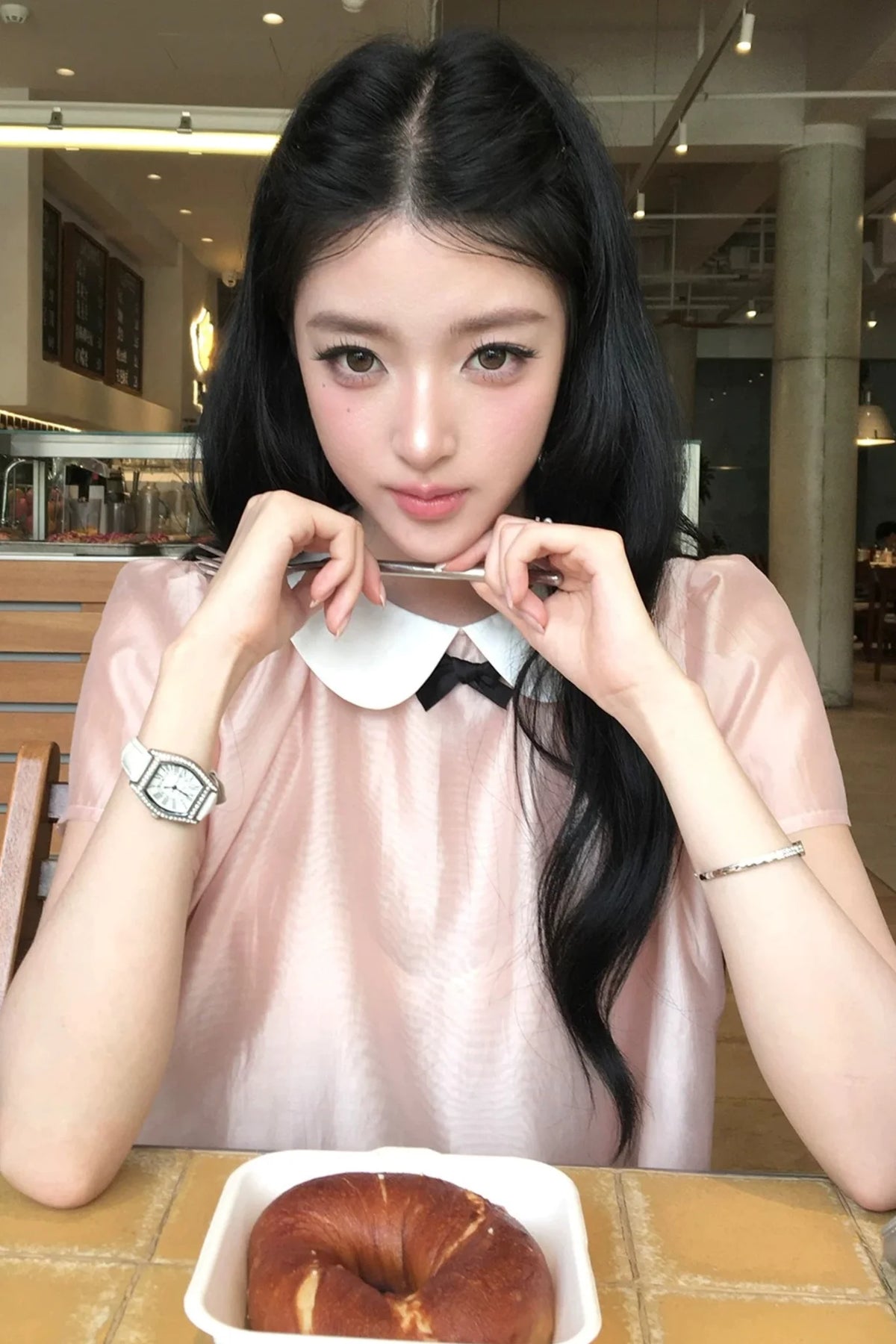 Sweet Girl Doll Collar Top Set-Up