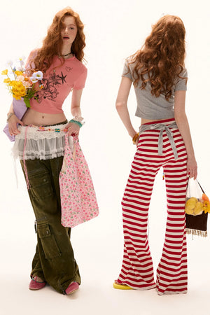 Sweet Graffiti Slim Fit Top