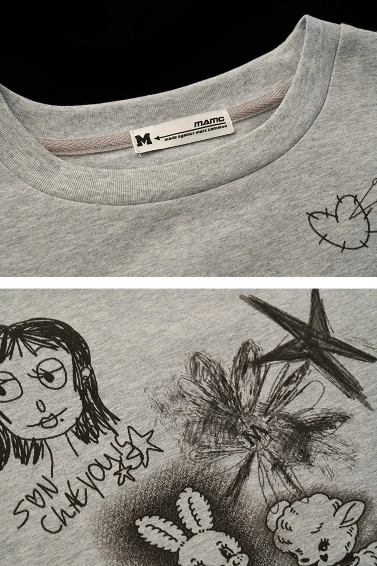 Sweet Graffiti Slim Fit Top