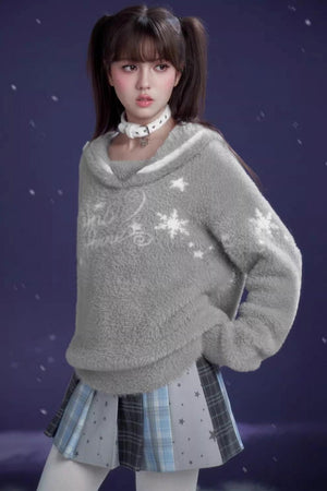 Sweet Gray Sailor Sweater