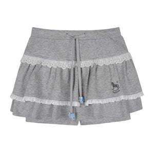 Sweet Grey Cake Skirt