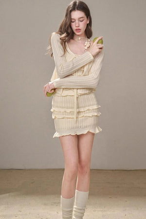 Sweet Lace Knit Set-Up