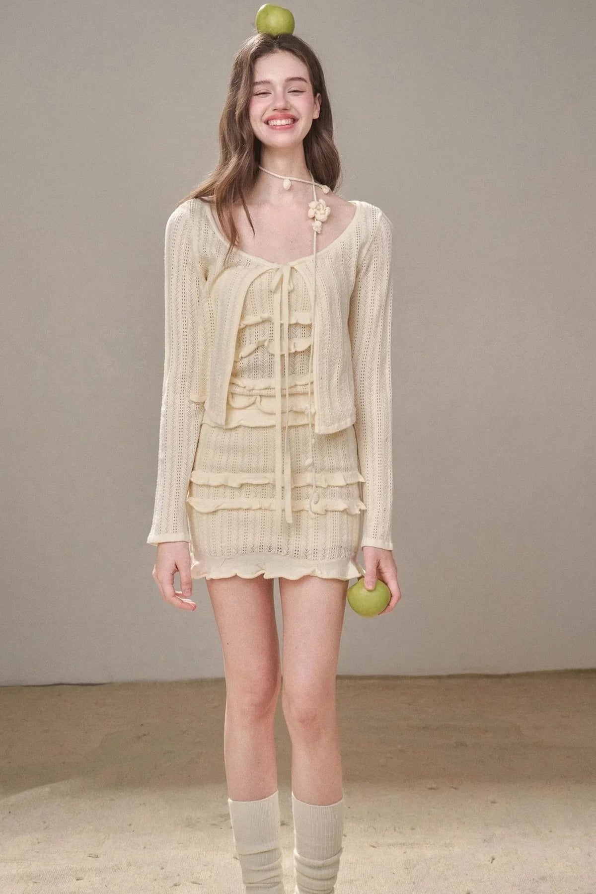 Sweet Lace Knit Set-Up