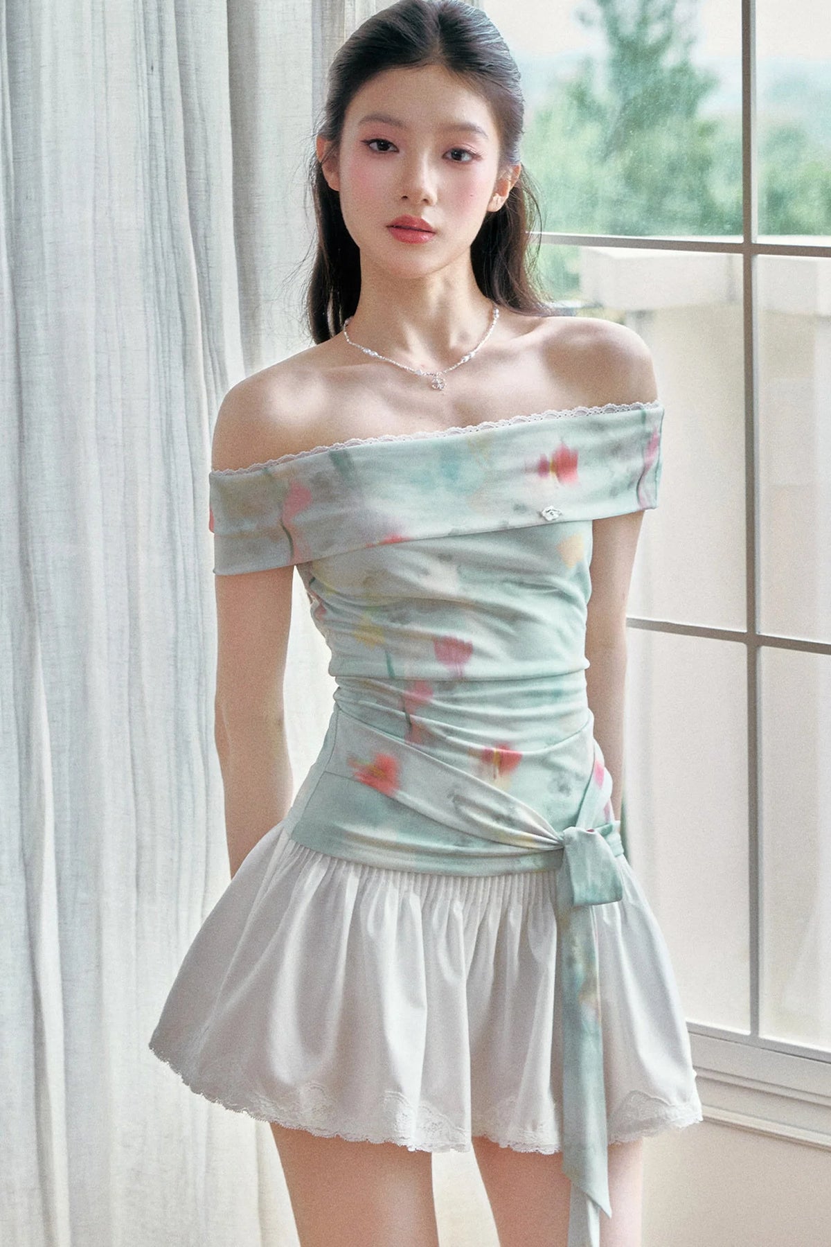 Sweet Peach A-Line Skirt
