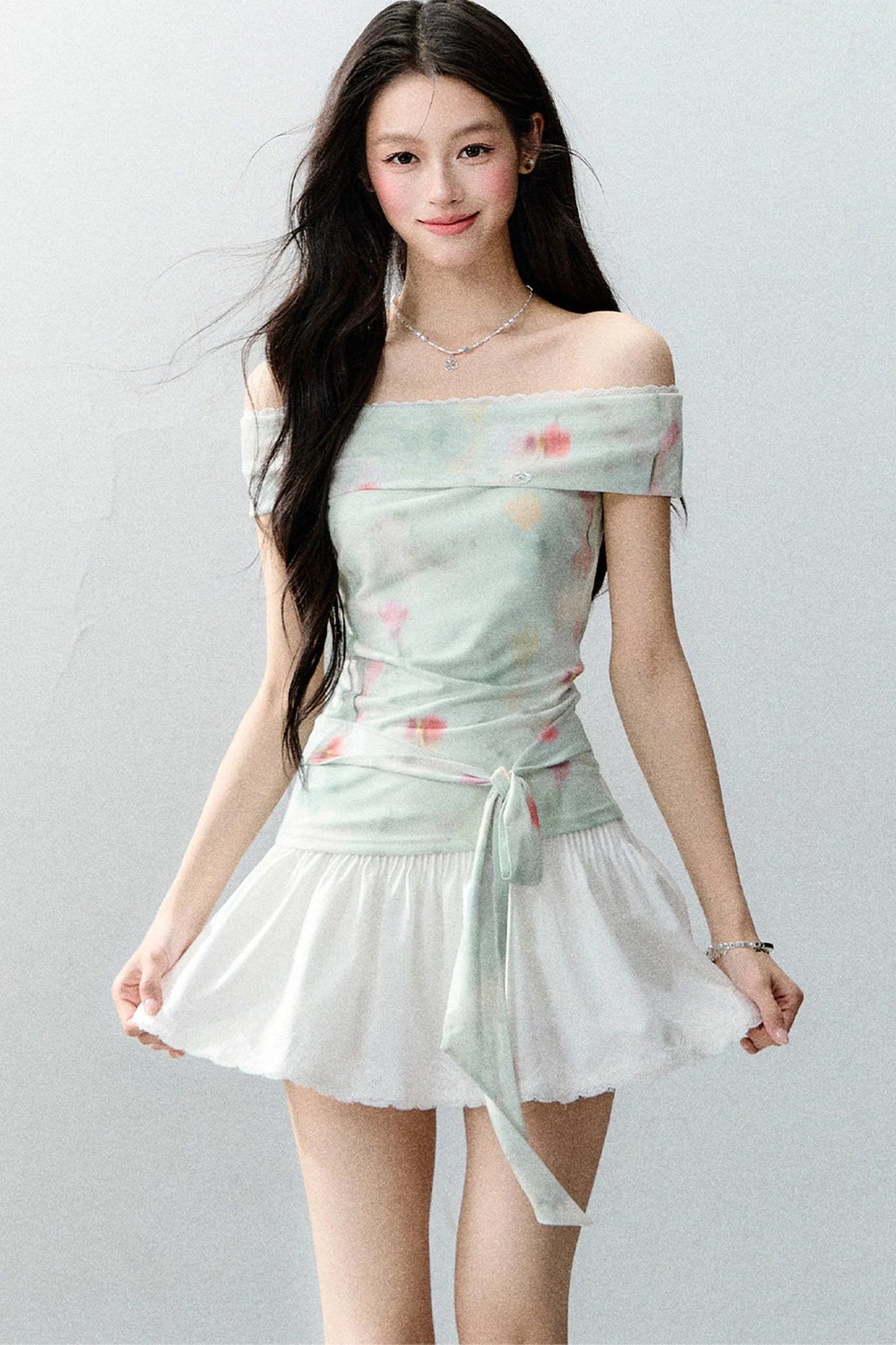 Sweet Peach A-Line Skirt