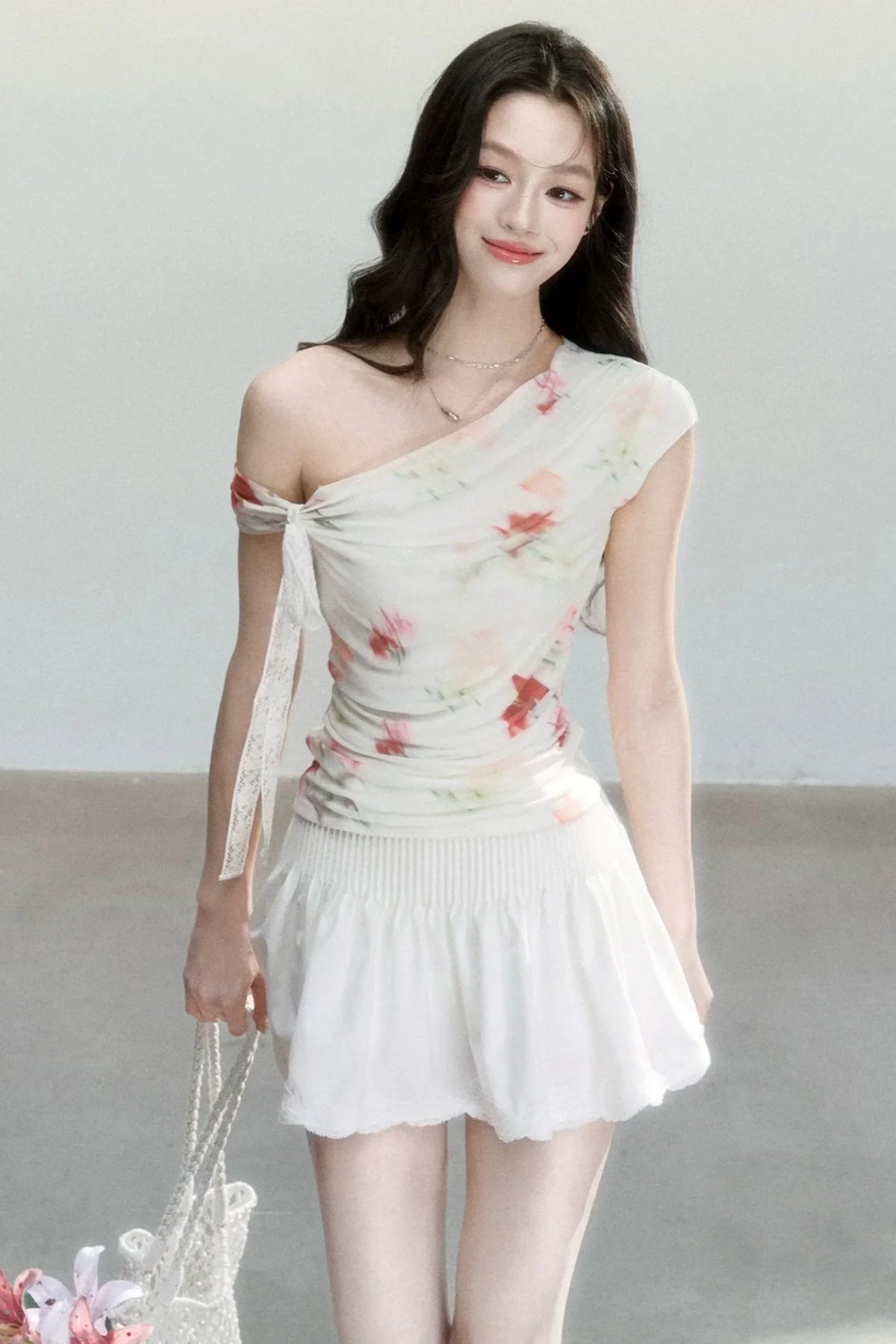 Sweet Peach A-Line Skirt
