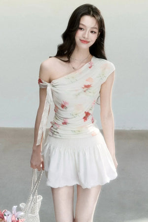 Sweet Peach A-Line Skirt