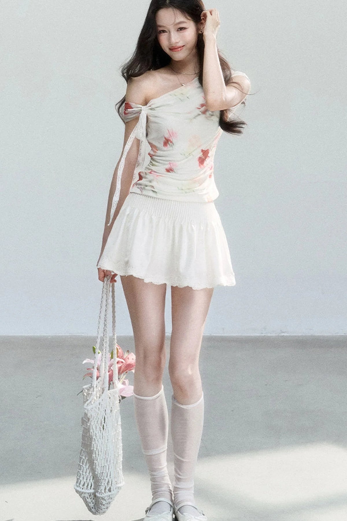 Sweet Peach A-Line Skirt