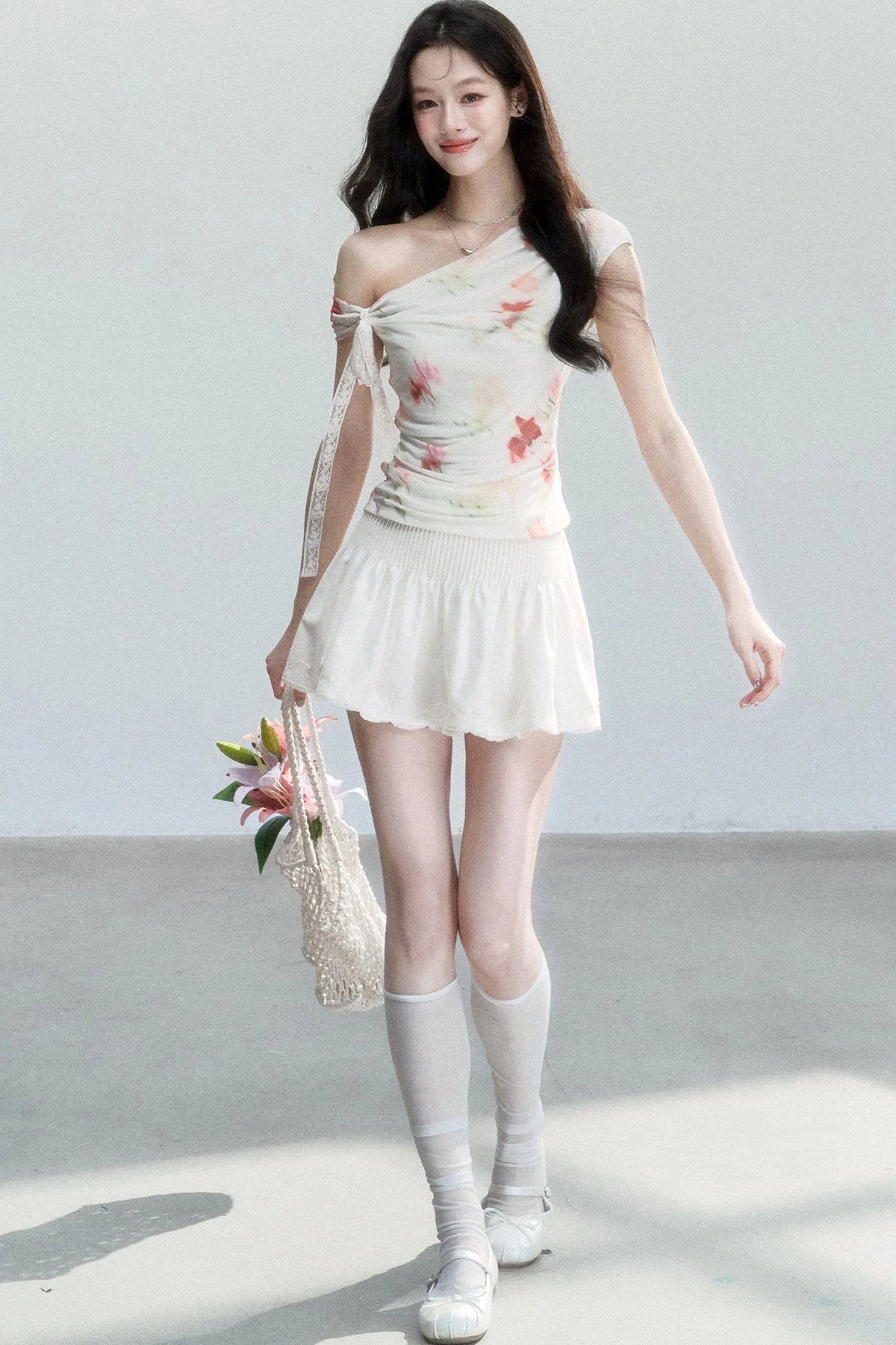 Sweet Peach A-Line Skirt