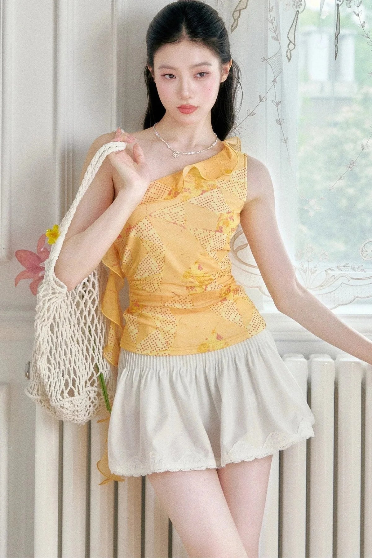Sweet Peach A-Line Skirt