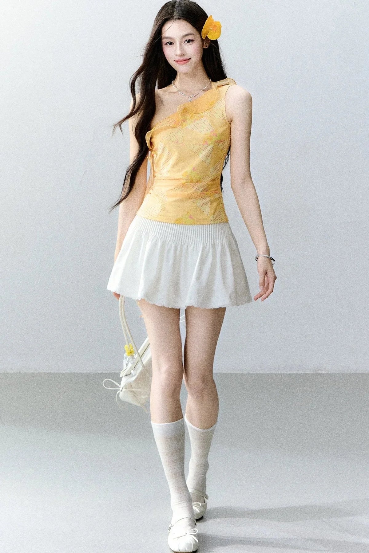 Sweet Peach A-Line Skirt