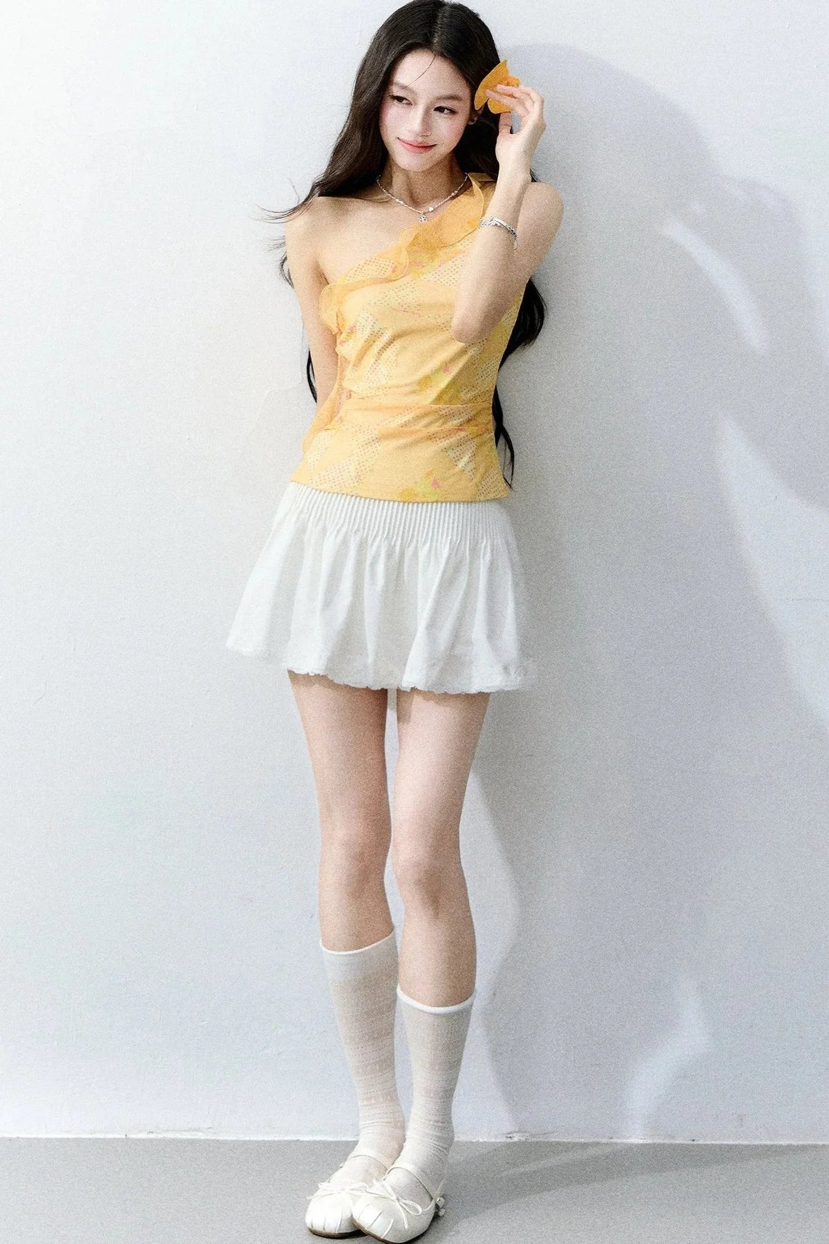 Sweet Peach A-Line Skirt