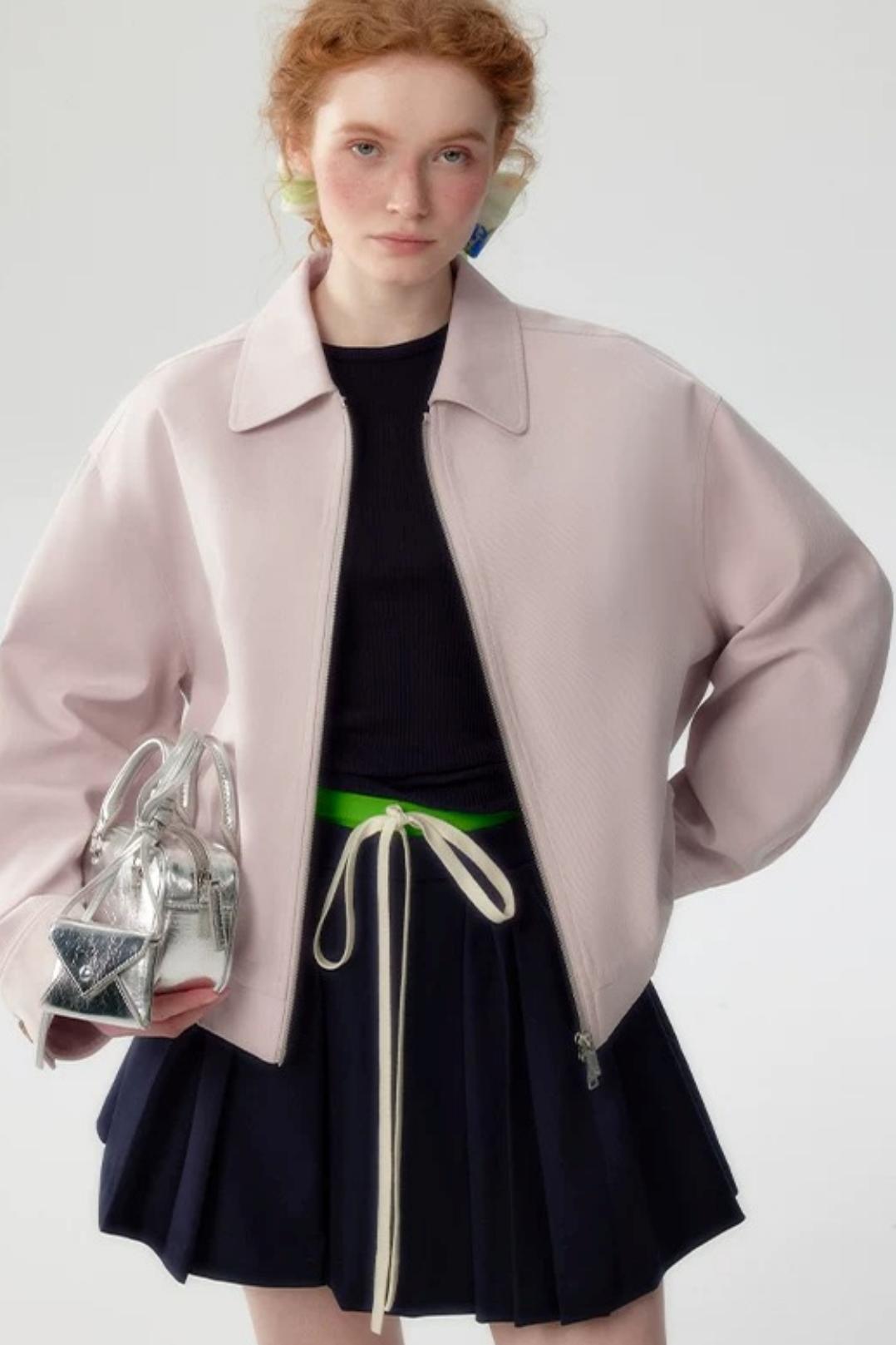 Sweet Pink Tencel Jacket