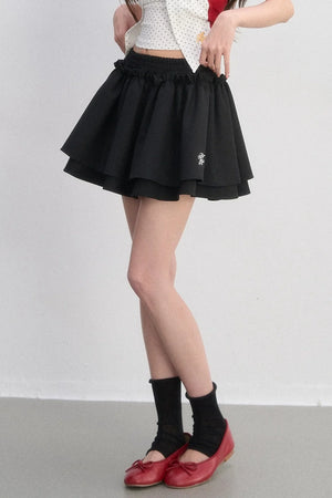 Sweet Pleated A-Line Skirt