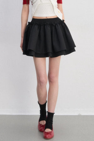 Sweet Pleated A-Line Skirt
