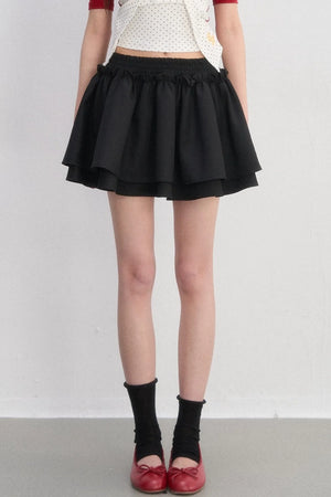 Sweet Pleated A-Line Skirt