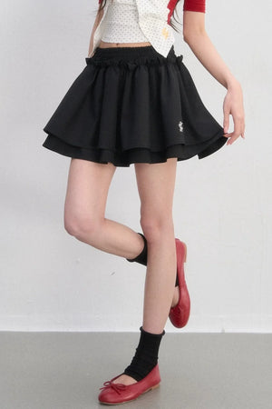 Sweet Pleated A-Line Skirt