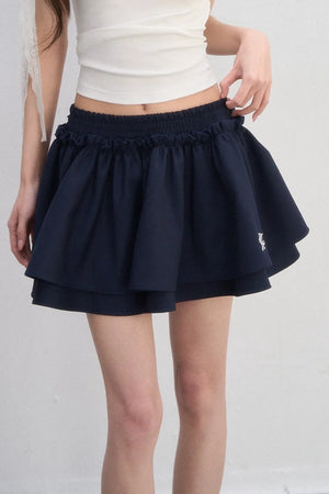 Sweet Pleated A-Line Skirt