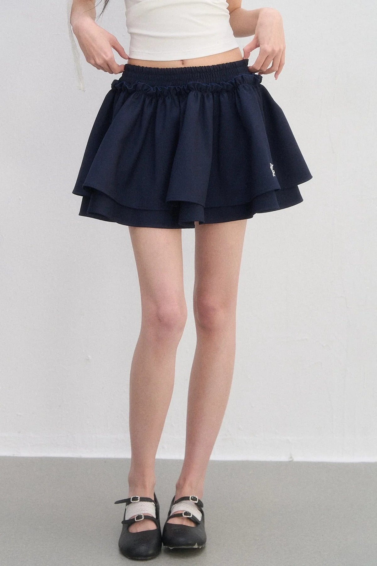 Sweet Pleated A-Line Skirt
