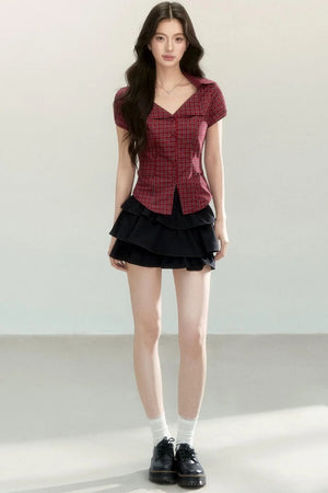 Sweet Ruffled Cake Skirt
