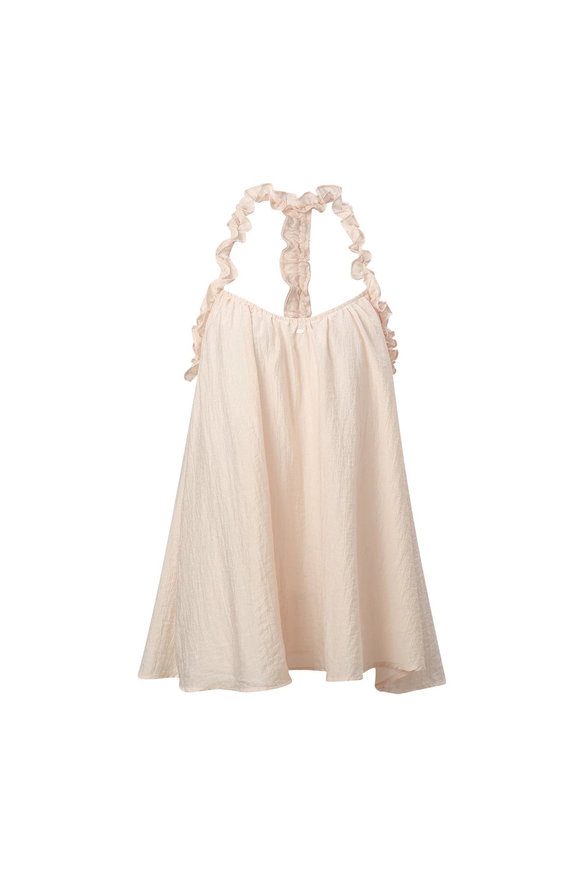 Sweet Ruffled Halter Top