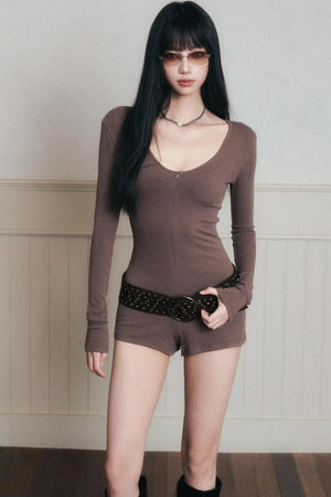 Sweet Spicy Knitted Jumpsuit