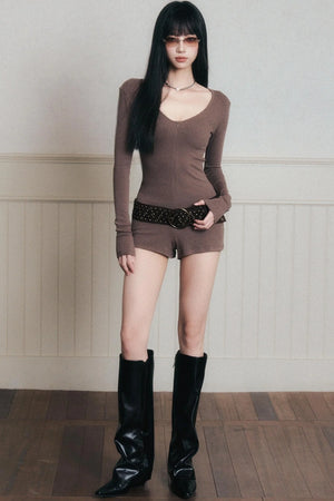 Sweet Spicy Knitted Jumpsuit