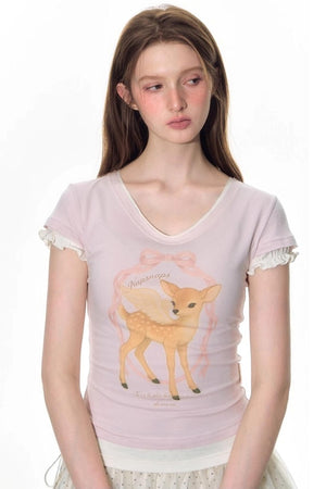 Sweet Summer V-Neck T-Shirt