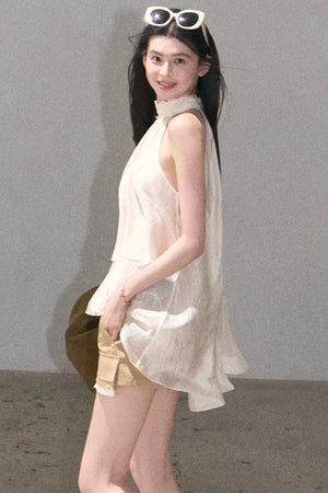 Sweet Sunshine Lace Vest