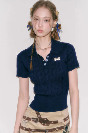 Sweet Twist Knitted Top