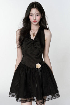 Sweet V-Neck Dress