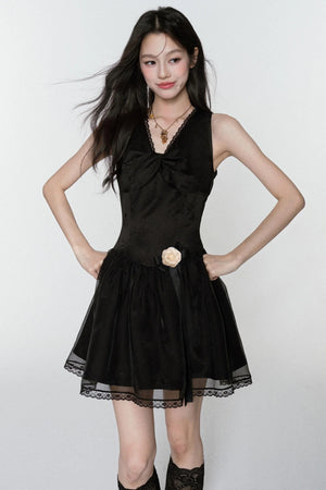 Sweet V-Neck Dress
