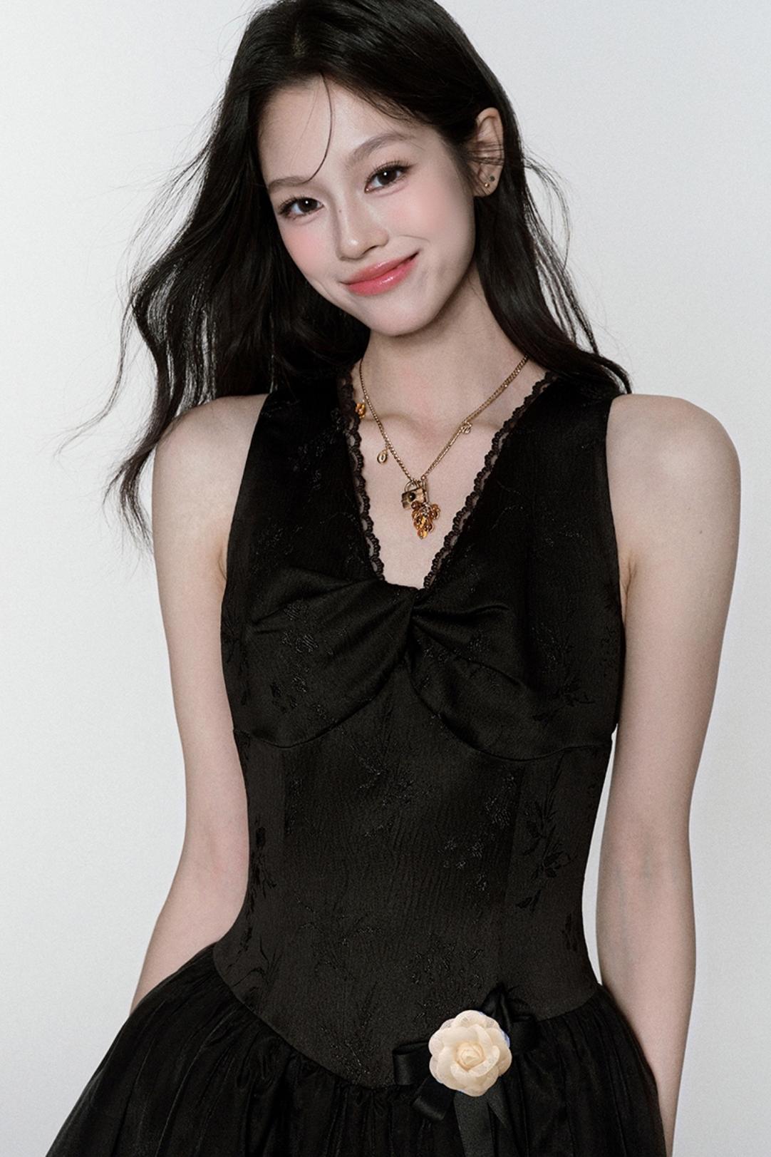 Sweet V-Neck Dress