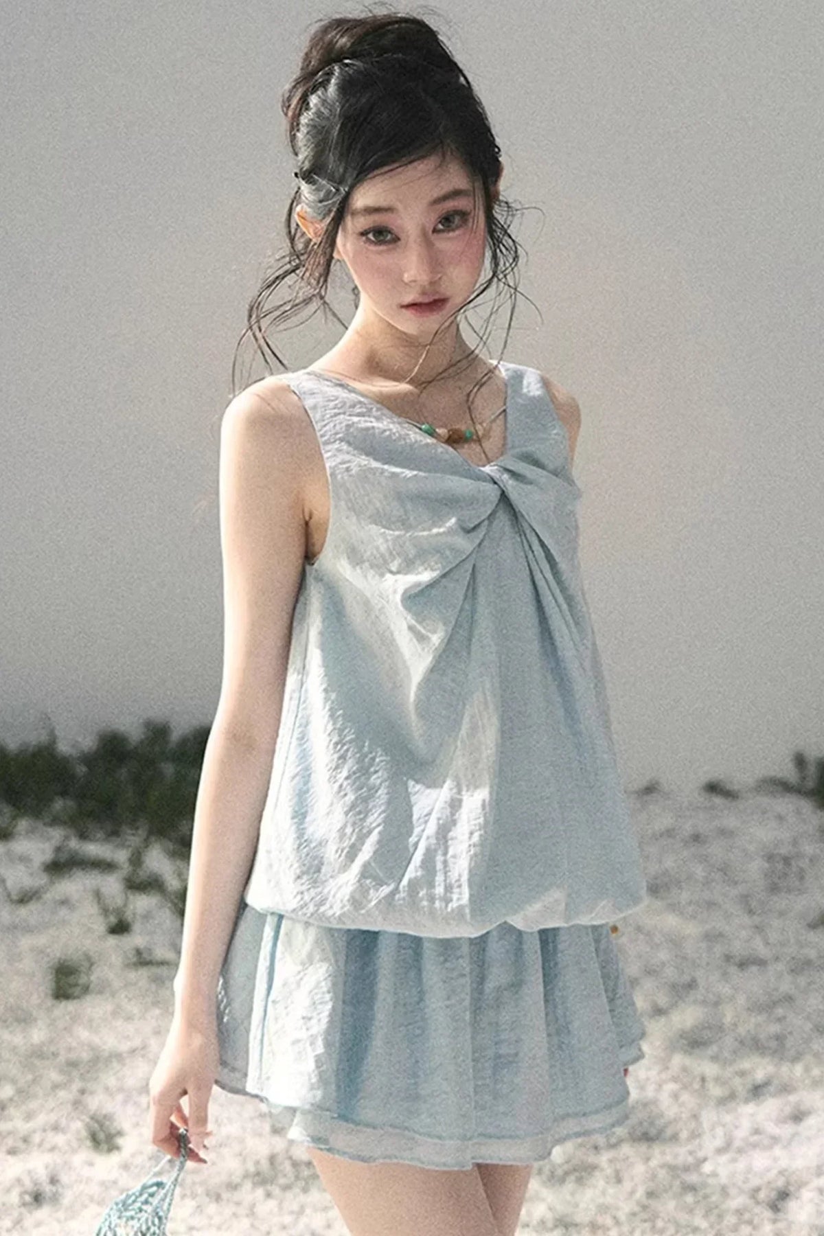 Sweet V-Neck Summer Dress
