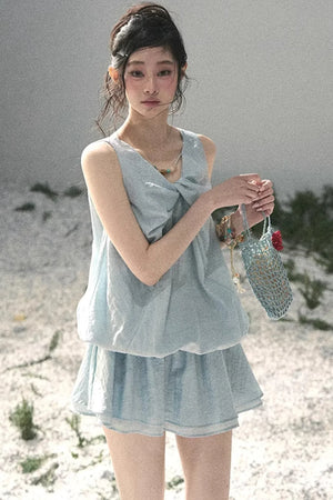 Sweet V-Neck Summer Dress