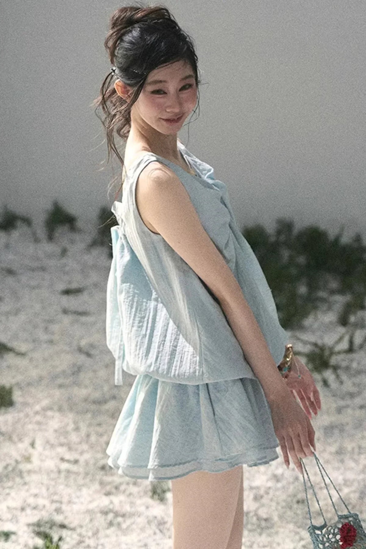 Sweet V-Neck Summer Dress