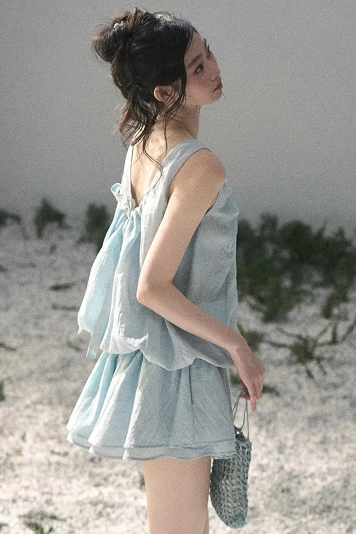 Sweet V-Neck Summer Dress